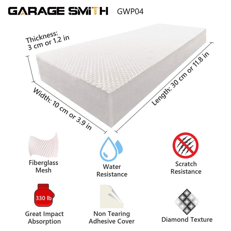 Garage Smith GWP04 Garage Wall Protector Car Door Protectors, Designed in Germany (4-Pack) - Image 3